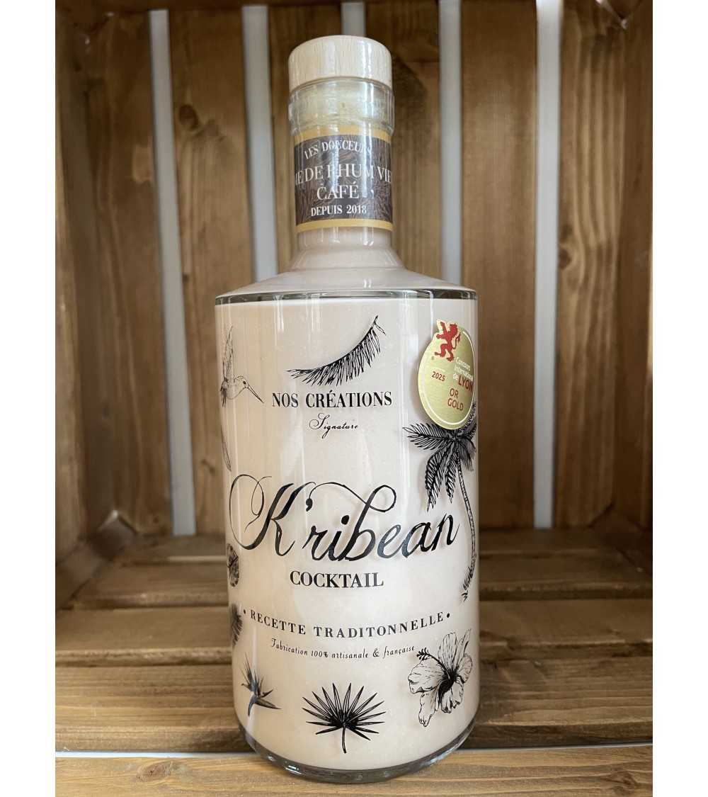 k'ribean cocktails, crème de rhum vieux au café